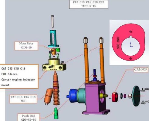 Précision automatique de Duable de plongeur de pompe d'injection de carburant d'EUI/EUP en métal haute